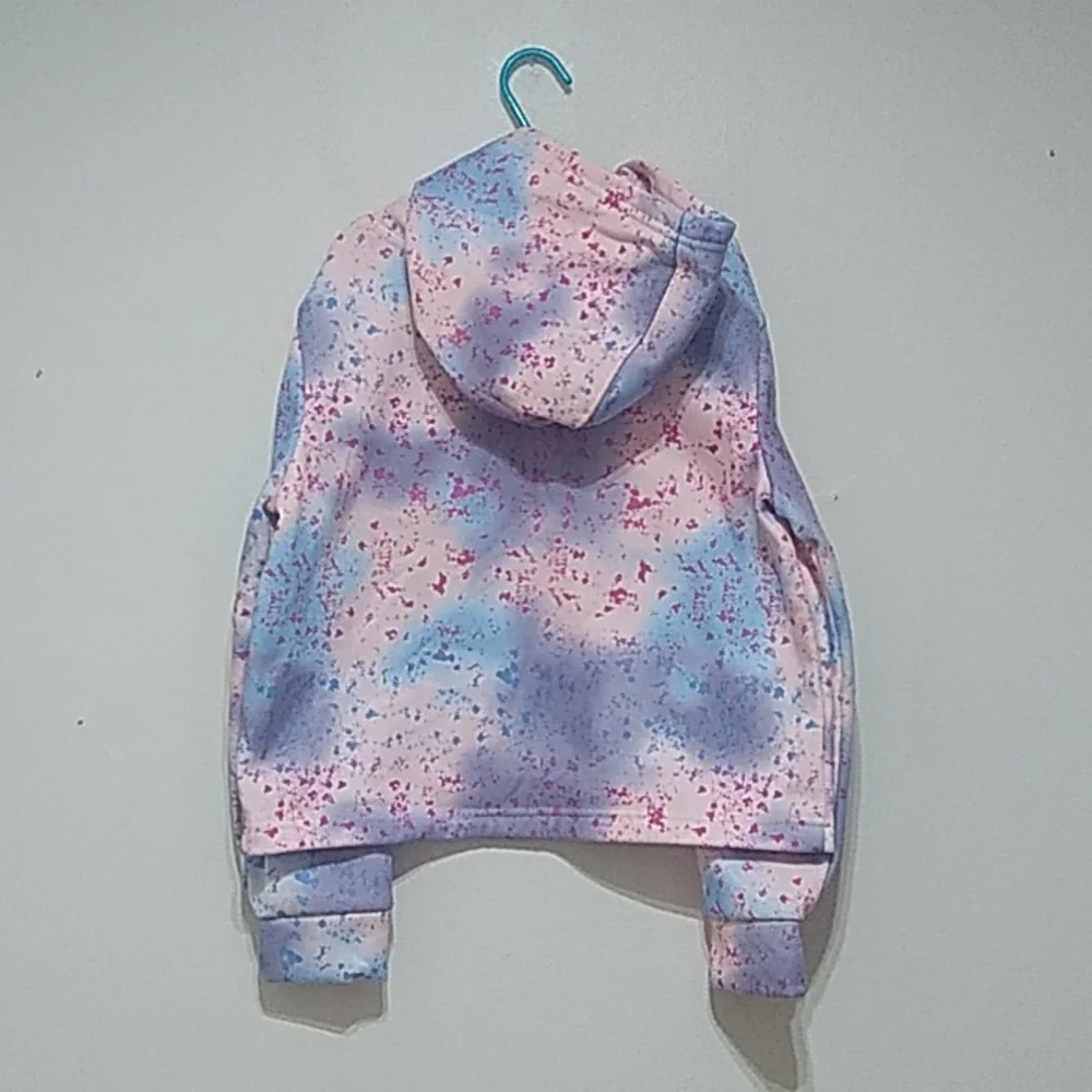 Converse All-Over Print Cropped Pullover Hoodie